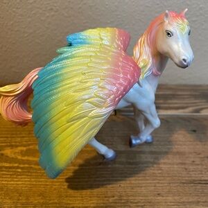 Creatology Flying Pegasus Rainbow Mystical Figure